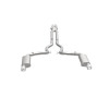 MagnaFlow Cat Back, SS, 3in, Street, Dual Split Polished 4.5in Tips 2015 Ford Mustang GT V8 5.0L - 19100