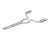 MagnaFlow Cat Back, SS, 3in, Street, Dual Split Polished 4.5in Tips 2015 Ford Mustang GT V8 5.0L - 19100
