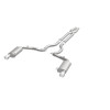 MagnaFlow Cat Back, SS, 3in, Street, Dual Split Polished 4.5in Tips 2015 Ford Mustang GT V8 5.0L - 19100
