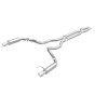 MagnaFlow Cat Back, SS, 3in, Competition, Dual Split Polished 4.5in Tips 2015 Ford Mustang GT V8 5.0 - 19101