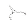 MagnaFlow Cat Back, SS, 3in, Competition, Dual Split Polished 4.5in Tips 2015 Ford Mustang GT V8 5.0 - 19101
