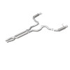 MagnaFlow Cat Back, SS, 3in, Competition, Dual Split Polished 4.5in Tips 2015 Ford Mustang GT V8 5.0 - 19101