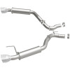 MagnaFlow Axle Back, SS, 2.5in, Competition, Dual Split Polish 4.5in Tip 2015 Ford Mustang Ecoboost - 19179