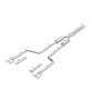 MagnaFlow Cat-Back, SS, 2.5in, Quad Split Rear 3.5in Tip 2015 Dodge Challenger R/T 5.7L - 19209