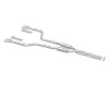 MagnaFlow Cat-Back, SS, 2.5in, Quad Split Rear 3.5in Tip 2015 Dodge Challenger R/T 5.7L - 19209