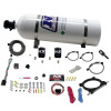 Nitrous Express 11-15 Ford Mustang GT 5.0L High Output Nitrous Plate Kit (50-250HP) w/15lb Bottle - 20951-15
