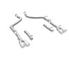 MagnaFlow Axle-Back, SS, 2.5in, Quad Split Rear 3.5in Tip 2015 Dodge Challenger 3.6L V6 - 19218