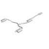 MagnaFlow Cat-Back SS Dual Split Rear Exit 2015 Dodge Charger/Chrysler 300C 3.6L V6 (Uses OEM Tips) - 19225