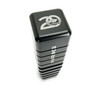 NRG Shift Knob - 20 Year Anniversary Weighted Square Heat Sink Short - Black - SK-450SQ-BKTY Photo - Close Up