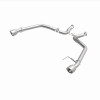 MagnaFlow 2015-2017 Ford Mustang V6 3.7L Race Series Axle Back w/ Dual Polished Tips - 19345