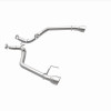 MagnaFlow 2015-2017 Ford Mustang V6 3.7L Race Series Axle Back w/ Dual Polished Tips - 19345