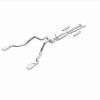 MagnaFlow SYS Cat-Back 2017 Ford F-150 Raptor 3.5L Dual 3in Tips - 19346