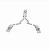 MagnaFlow SYS Cat-Back 2018 Ford Mustang GT 5.0L Competition Dual Exit Polished 4in Tips - 19368