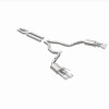 MagnaFlow SYS Cat-Back 2018 Ford Mustang GT 5.0L Competition Dual Exit Polished 4in Tips - 19368