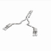 MagnaFlow SYS Cat-Back 2018 Ford Mustang GT 5.0L Competition Dual Exit Polished 4in Tips - 19368