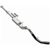 MagnaFlow 11-19 GM 2500/3500 6.0L 4in Single Passenger Side Rear Exit Cat-Back Exhaust w/Black Tips - 19376