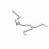 MagnaFlow 18-19 VW GTI 2.0L 409 SS Polished 3in Touring Series Cat-Back Exhaust - 19435