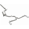MagnaFlow 18-19 VW GTI 2.0L 409 SS Polished 3in Touring Series Cat-Back Exhaust - 19435