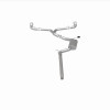 MagnaFlow 18-19 VW GTI 2.0L 409 SS Polished 3in Touring Series Cat-Back Exhaust - 19435