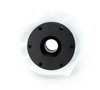 NRG Heart Quick Release Kit Gen 143 - Black Body / White Heart Ring - SRK-143BK-WT Photo - Close Up