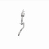 MagnaFlow 12-18 Jeep Wrangler 2.5in Overland Series Cat-Back Exhaust - 19539