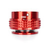 NRG Quick Release Kit - Pyramid Edition - Red Body / Red Pyramid Ring - SRK-210RD-RD Photo - Close Up