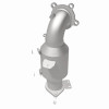 Magnaflow 16-17 Chevrolet Malibu 2.0L Closed Coupled Direct Fit Converter - 21-420