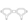 Cometic Subaru EJ25D .059in Fiber Intake Manifold Gasket Set - C4872-059