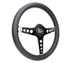 NRG Light Weight Gaming Steering Wheel - Driftz 350mm 3 Chrome Spokes Perforated Leather - ST-034CH-PR Photo - Close Up