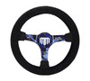 NRG Steering Wheel Cover - Black Stretch Micro Fiber w/ NRG Tag - SWC-001BK User 1