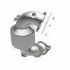 MagnaFlow 18-19 Hyundai Kona OEM Underbody Single Direct Fit EPA Compliant Catalytic Converter - 23-129