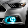 Oracle 15-17 Ford Mustang Dynamic RGB+A Projector Surface Mount Fog Light Halo Kit - - 1235-332