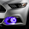 Oracle 15-17 Ford Mustang Dynamic RGB+A Projector Surface Mount Fog Light Halo Kit - - 1235-332