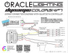 Oracle 16-20 Dodge Durango Dynamic RGB Headlight DRL Upgrade Kit - ColorSHIFT - Dynamic - 1280-332