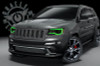 Oracle 1421 Jeep Grand Cherokee Dynamic Headlight DRL Upgrade Kit  ColorSHIFT Dynamic - 1284-332