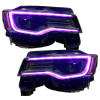 Oracle 1421 Jeep Grand Cherokee Dynamic Headlight DRL Upgrade Kit  ColorSHIFT Dynamic - 1284-332