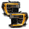 Oracle 19-21 GMC Sierra 1500 RGB+W Headlight DRL Upgrade Kit - ColorSHIFT w/o Cntrl - 1287-334