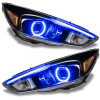 Oracle 15-17 Ford Focus RS/ST DRL Upgrade w/ Halo Kit - ColorSHIFT w/ 2.0 Controller - 1322-333
