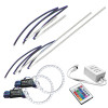 Oracle 16-18 Honda Pilot DRL Upgrade w/ Halo Kit - ColorSHIFT w/ Simple Controller - 1323-504
