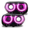 Oracle 15-21 Dodge Challenger RGB+W Headlight DRL Upgrade Kit - ColorSHIFT - BC1 - 1329-335