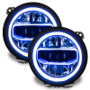 Oracle Jeep Wrangler JL/Gladiator JT RGB+W Headlight DRL Kit - ColorSHIFT w/o Cntrl - 1346-334