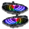 Oracle 18-21 Ford Mustang Dynamic DRL w/ Halo Kit & Sequential Turn Signal - ColorSHIFT - 1446-332