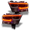 Oracle 19-21 RAM 1500 Headlight DRL Kit Proj. LED - RGBW+A w/ Simple Controller - 1448-504
