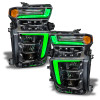 Oracle 2021 Chevy Silverado HD 2500/3500 RGB+W Headlight DRL Upgrade Kit ColorSHIFT 2 - 1452-333