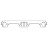 Cometic AMC Gen-3 V8 .064in ArmorCore Exhaust Manifold Gasket Set - With Rectangular Ports - C5101-064