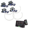 Oracle Ford F250/350 11-16 Halo Kit (Round Ring Design) - ColorSHIFT w/ 2.0 Controller - 2258-333