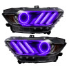 Oracle 15-17 Ford Mustang V6/GT/Shelby DRL  w/ Halo Kit - ColorSHIFT w/ BC1 Controller - 2267-335