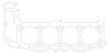 Cometic Chrysler 1999-2007 4.7L PowerTech .040in MLS Cylinder Head Gasket - 93mm Bore - C5213-040