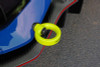 PERRIN 17-21 Honda Civic Si/Type R/Touring/Hatchback Tow Hook Kit Rear - Neon Yellow - PHP-BDY-251NY