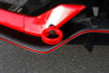 PERRIN 17-21 Honda Civic Si/Type R/Touring/Hatchback Tow Hook Kit Rear - Red - PHP-BDY-251RD